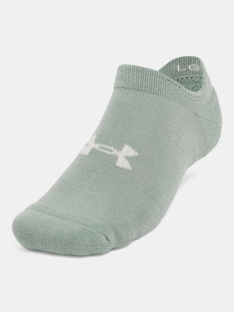 Under Armour Unisex UA Essential Cushion 6-Pack No Show Socks