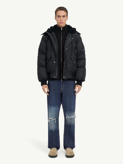MM6 Maison Margiela Hooded bomber jacket