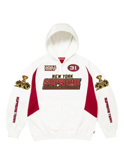 Supreme zip-up hoodie