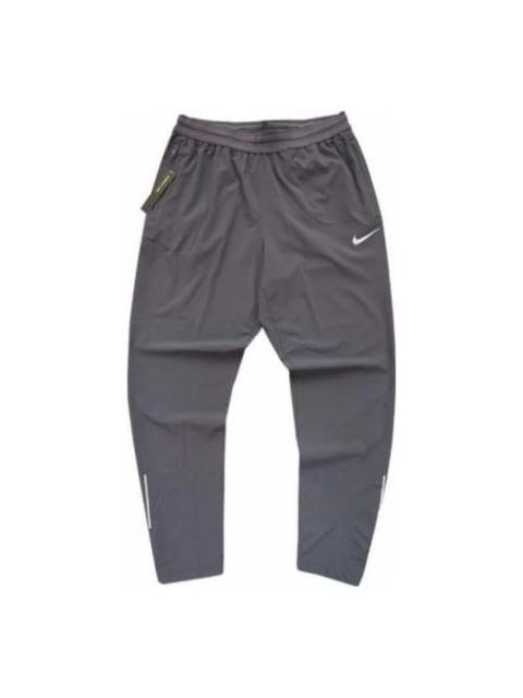 Men's Nike Solid Color Brand Logo Printing Elastic Waistband Breathable Slim Fit Sports Pants/Trouse