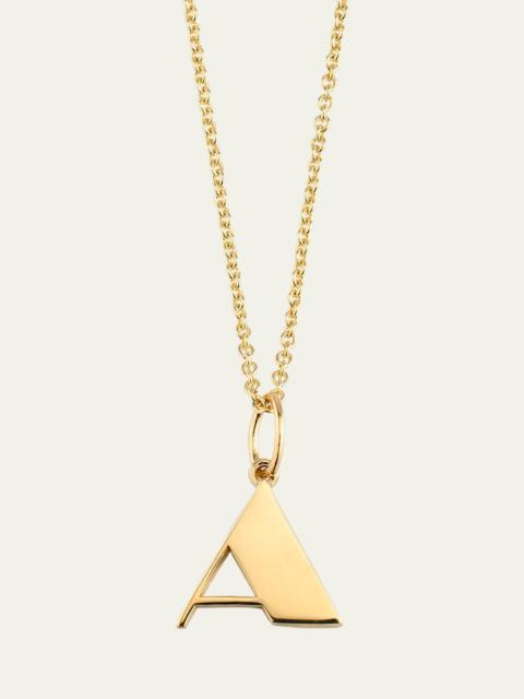 SYDNEY EVAN 14K Pure Block Initial Necklace