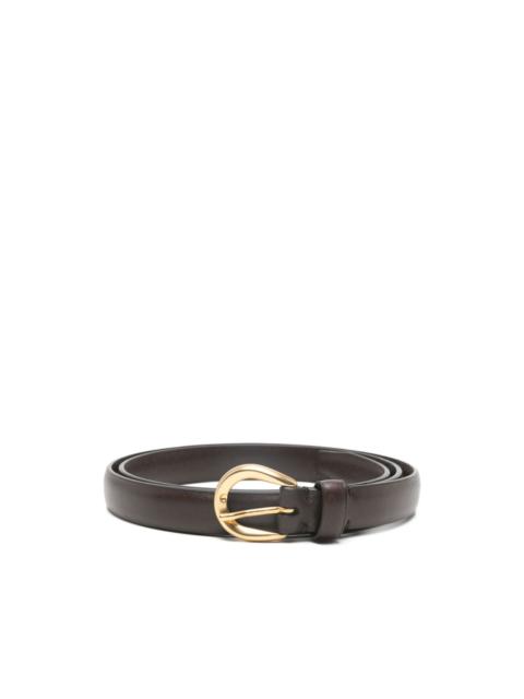 LARDINI round-buckle belt