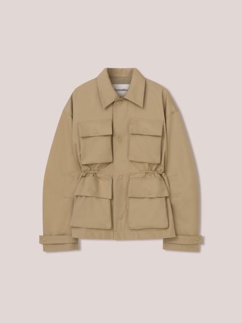 Nanushka WILL - Bonded-twill utalitarian jacket - Beige