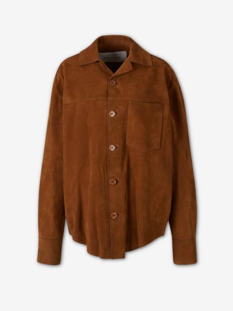 AMI Paris SUEDE LEATHER JACKET