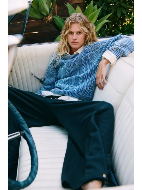 FREE PEOPLE Frankie Cable Knit Sweater