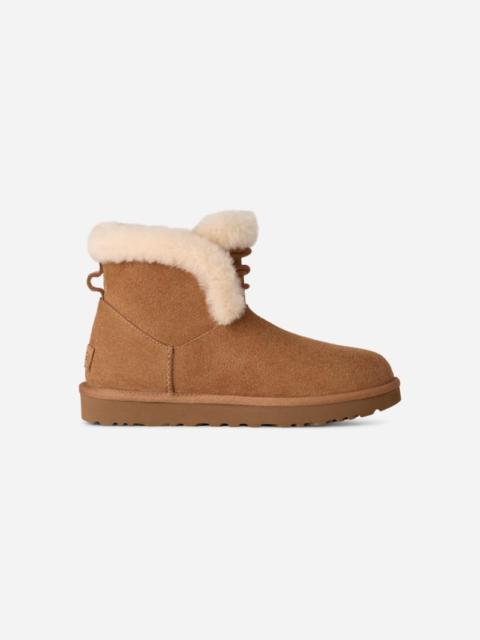 UGG ® Women's Classic Mini Posy Sheepskin Classic Boots in Chestnut