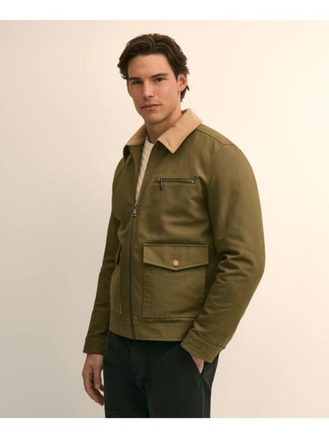 Brooks Brothers Cotton Canvas Water-Resistant Work Jacket