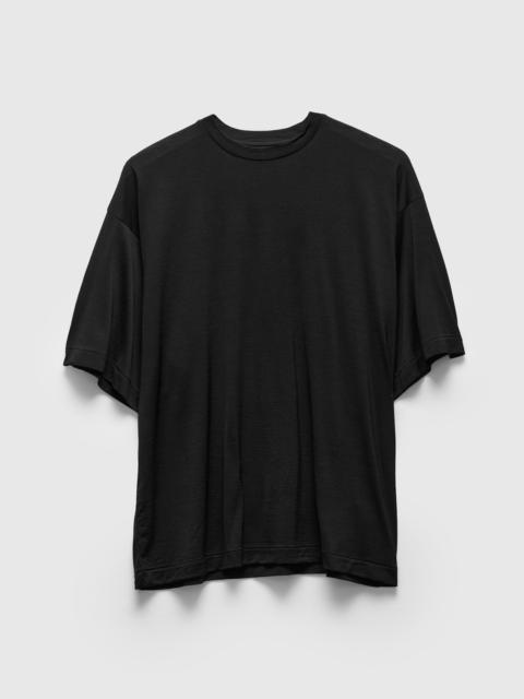 KAPTAIN SUNSHINE All Silk Half Sleeve Tee in Black