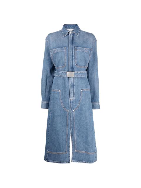 Stella McCartney belted denim shirt dress