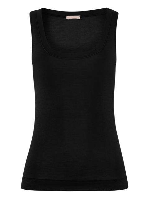 HANRO Silk/Cashmere Silk And Cashmere Scoop Neck Tank Top