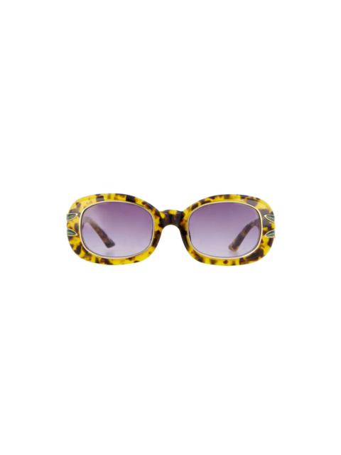 Laurel oval-frame sunglasses