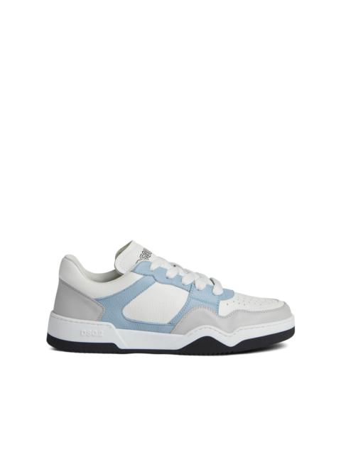 Spiker leather sneakers
