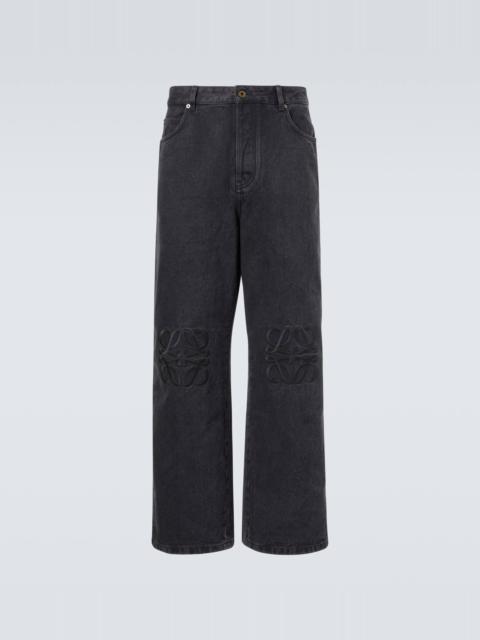 Loewe Anagram wide-leg jeans