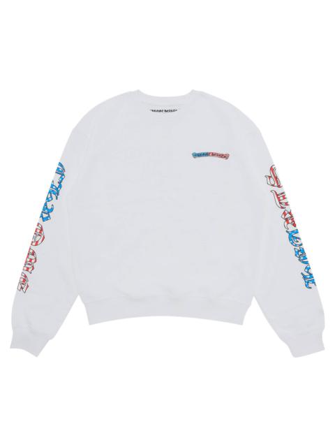 Chrome Hearts Matty Boy America Crewneck Sweatshirt 'White'