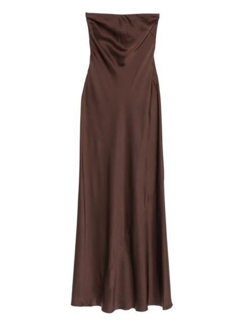 forte_forte strapless midi dress