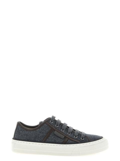 Brunello Cucinelli 'Shiny Tab' Sneakers
