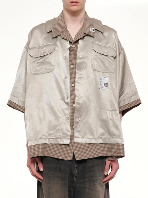 Maison MIHARAYASUHIRO W-Layered H/S Shirts in Beige