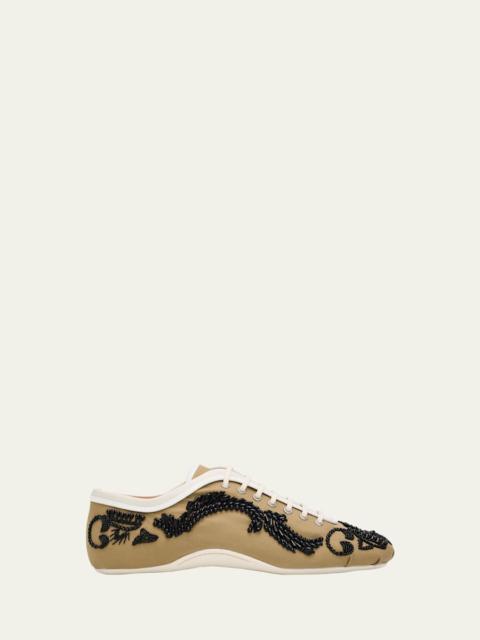 Dries Van Noten Embroidered Ballerina Sneakers