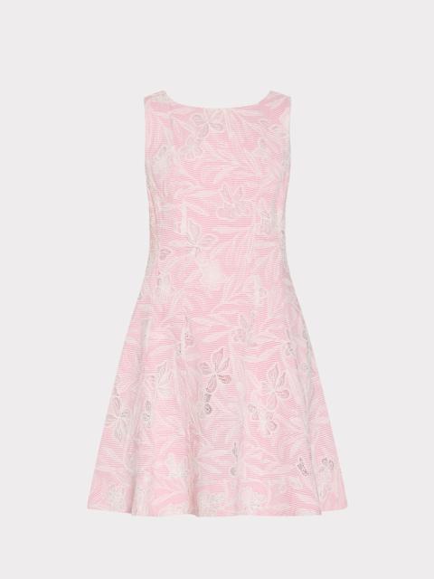 MILLY Poppy Embroidered Mini Dress