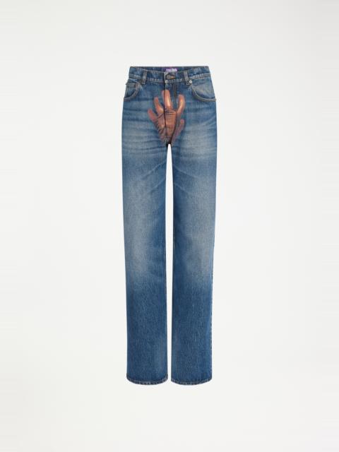 Jean Paul Gaultier THE GLOVE DENIM JEANS