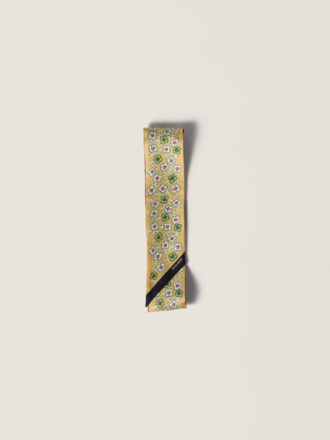 Miu Miu Printed twill scarf
