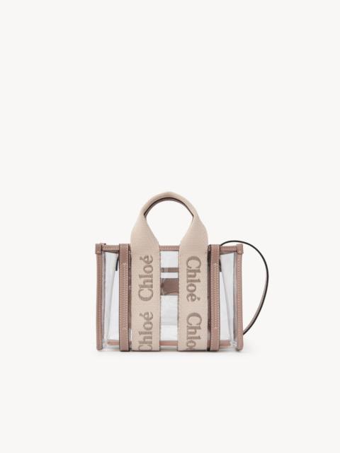 Chloé MINI WOODY TOTE BAG IN JELLY