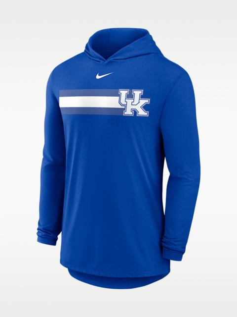 Nike Kentucky Primetime Pattern Men's Nike Dri-FIT College Long-Sleeve Hooded T-Shirt