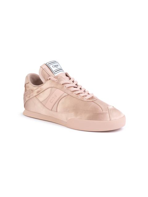 Kick Satin Sneakers pink