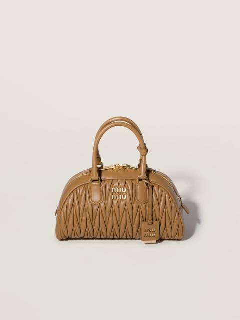 Miu Miu Arcadie matelassé nappa leather bag