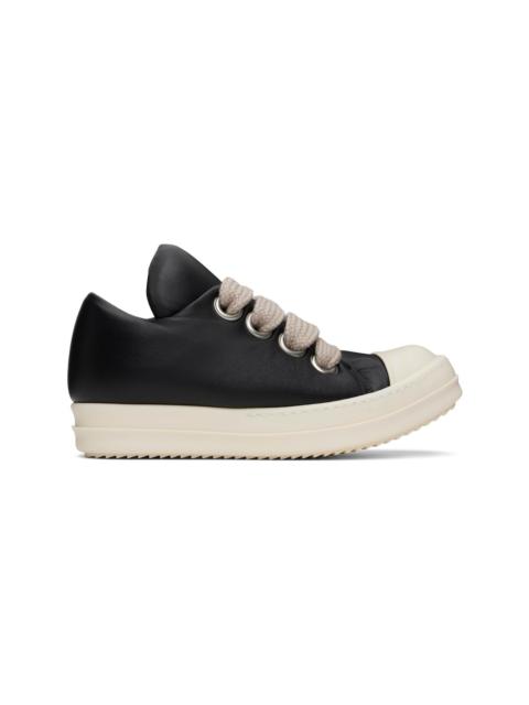 Rick Owens Black Hollywood Jumbolaced Low Sneakers