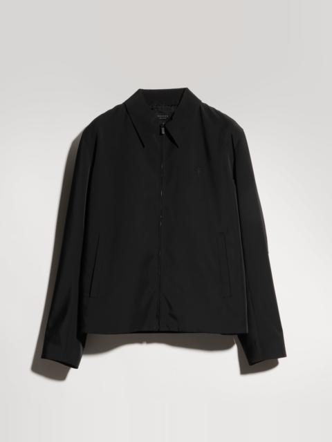 GUCCI Stretch polyester zip jacket with embroidery