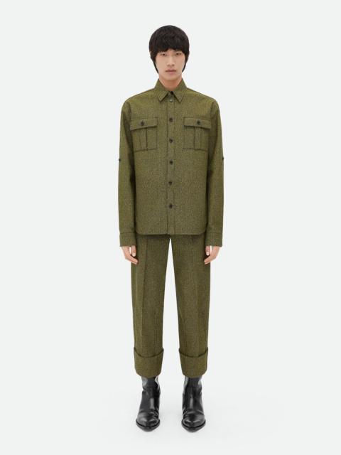 Bottega Veneta Relaxed Fit Textured Cotton Shirt