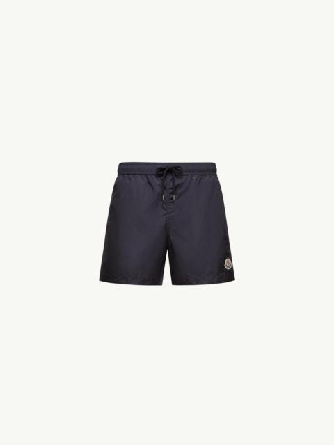 Moncler Logo Patch Swim Shorts