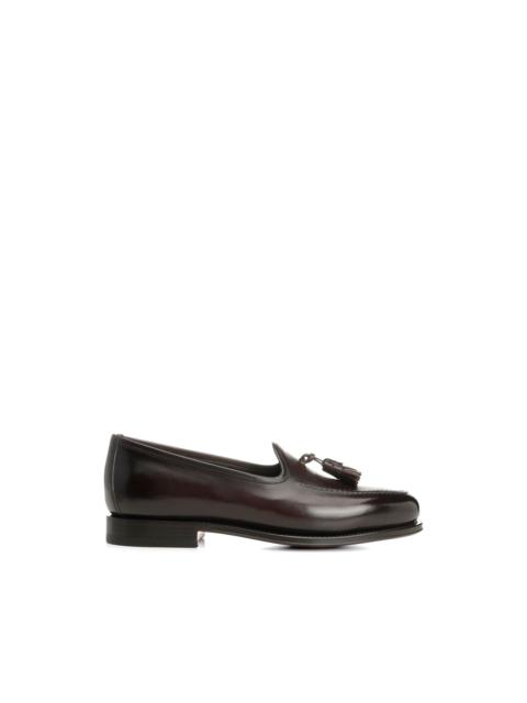 Santoni Andrew leather loafers