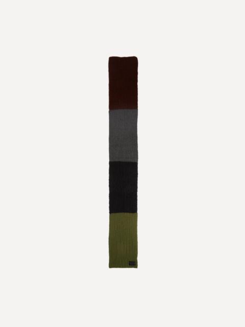 Paul Smith Colourblock Mohair Knitted Scarf