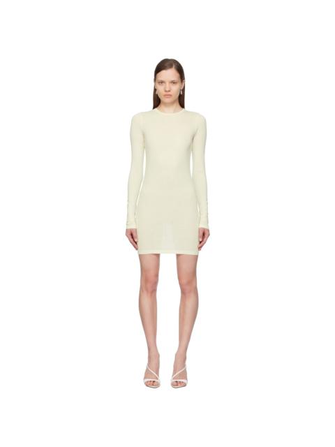 RECTO Off-White Overlay Patch Minidress