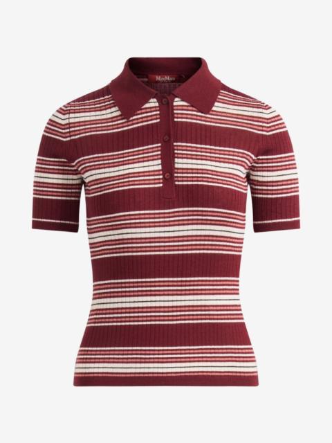 Max Mara striped ribbed-knit top