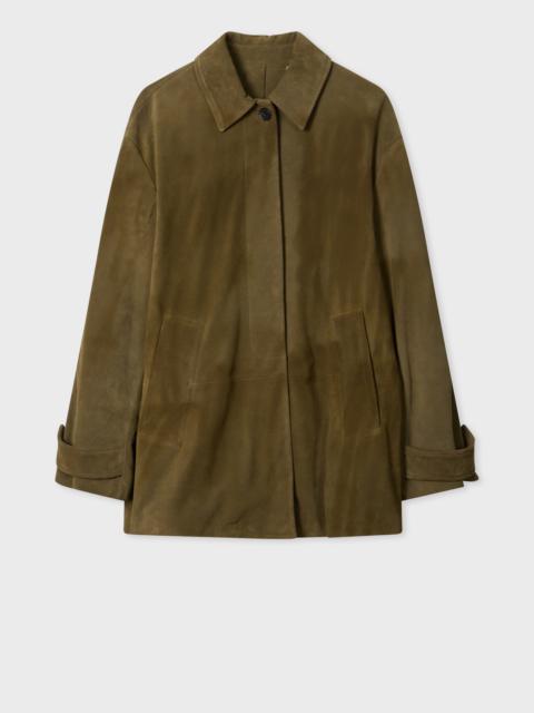 Paul Smith Women's Olive Suede Swing Jackets