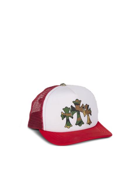 Chrome Hearts Triple Cross trucker hat