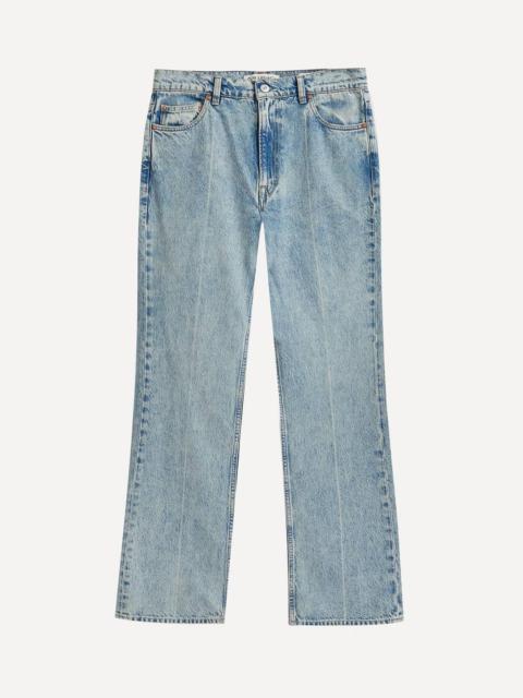 Our Legacy ‘70s Cut Bleach Crease Denim Jeans