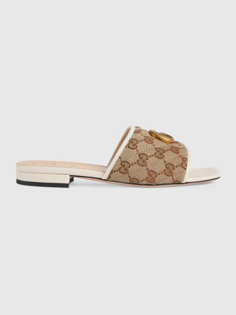 Women's slide sandal with Double G