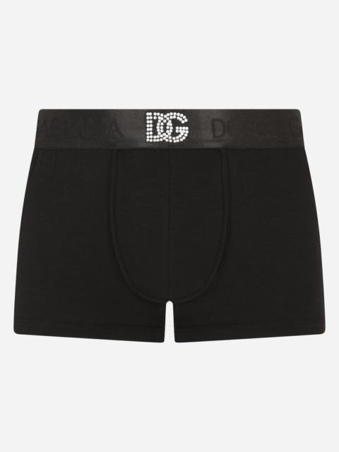 Dolce & Gabbana Stretch Pima cotton boxers with DG logo