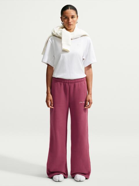 Nike Nike Studio Fleece Medium Weight Women's Mid-Rise Wide-Leg Pants