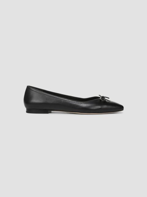 VERONICA BEARD Women's Cailey Leather Ballerina Flats - Black