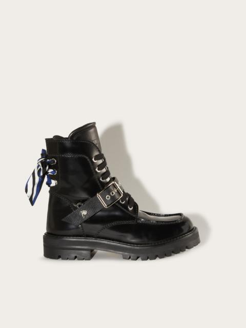 PUCCI MARMO-PRINT LEATHER BOOTS