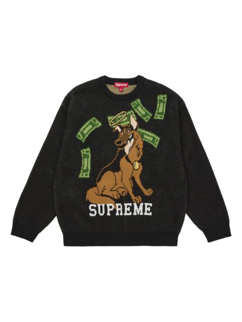 Supreme Supreme All Dogs Go To Heaven Sweater Black