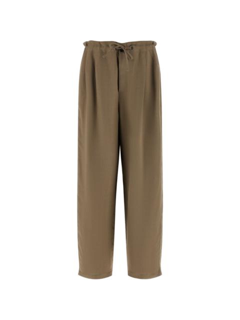 Brunello Cucinelli twill straight-leg trousers