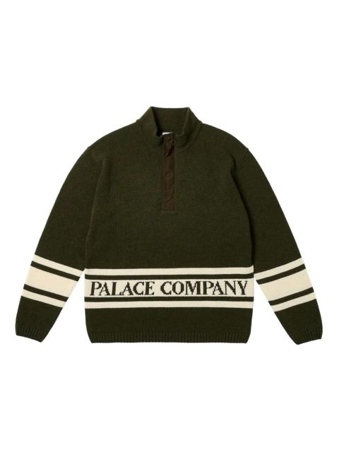 PALACE Palace x C.P. Company Funnel Neck Knit Olive