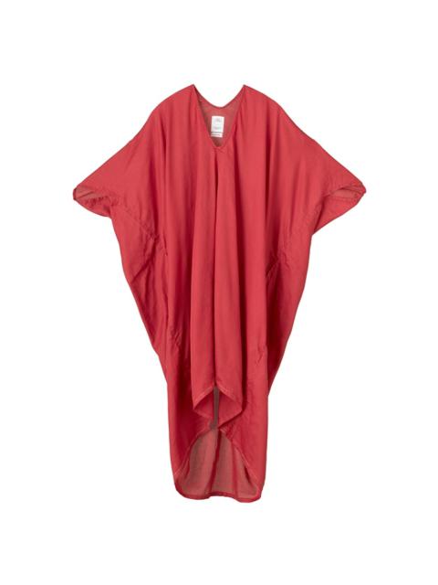 visvim RUANA DRESS RED