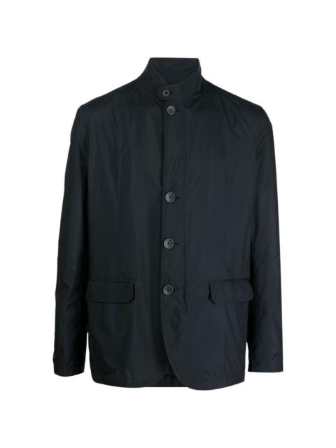 button-front bomber jacket